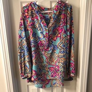 Lilly Pultizer Silk Top